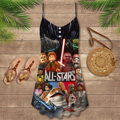 Star Wars Lego All Star - V-neck Sleeveless Cami Dress