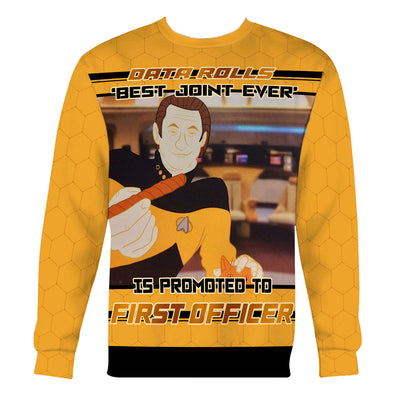 Star Trek Talented Data Cool - Sweater - Ugly Christmas Sweater