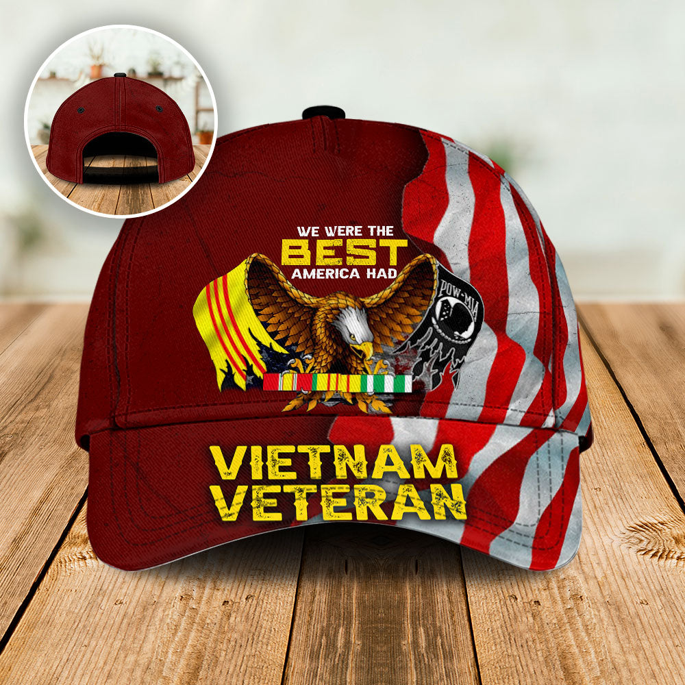We Were The Best Veteran Had Vietnam Veteran - Classic Cap - Owls Matrix LTD