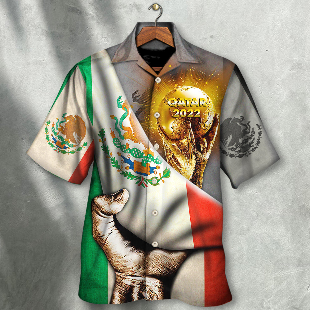World Cup Qatar 2022 Mexico Will Be The Champion - Hawaiian Shirt - Owls Matrix LTD