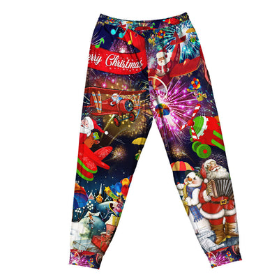 Pants / S Christmas Spreading Merry Xmas - Pajamas Short Sleeve - Owls Matrix LTD