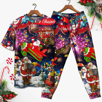 Christmas Spreading Merry Xmas - Pajamas Short Sleeve - Owls Matrix LTD