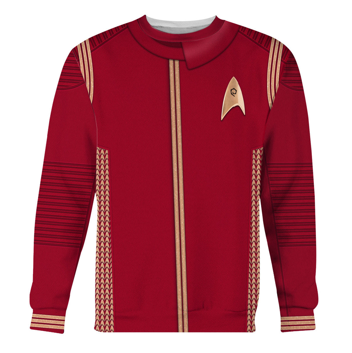 Star Trek Operations Lieutenant Commander Brown Cool - Sweater - Ugly Christmas Sweater