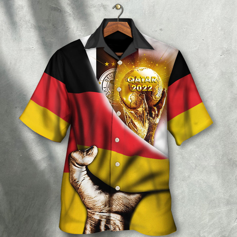World Cup Qatar 2022 Germany Will Be The Champion Flag Vintage - Hawaiian Shirt - Owls Matrix LTD