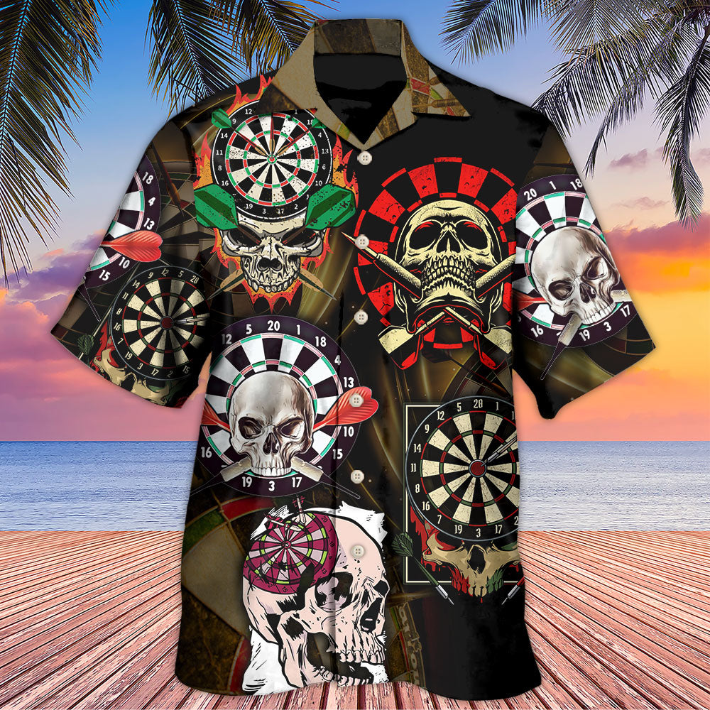 Dart Skull Killer Dart - Hawaiian Shirt - Owls Matrix LTD
