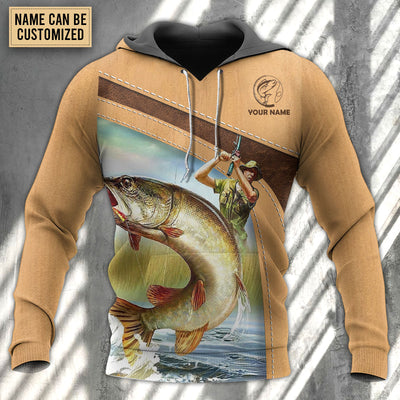 Fishing An Old Fisherman And The Best Catch Personalized - Hoodie - Owls Matrix LTD