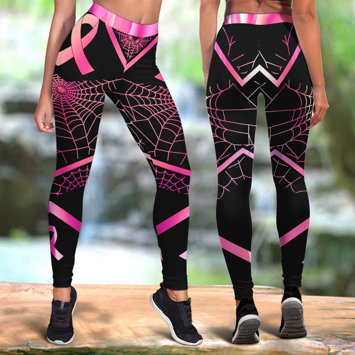 Breast Cancer Awareness We Wear Pink - Legging - Owls Matrix LTD