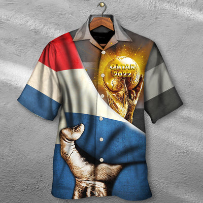 World Cup Qatar 2022 Netherlands Will Be The Champion - Hawaiian Shirt - Owls Matrix LTD