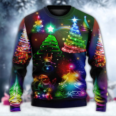 Christmas Merry Everything Happy Always - Sweater - Ugly Christmas Sweaters - Owls Matrix LTD