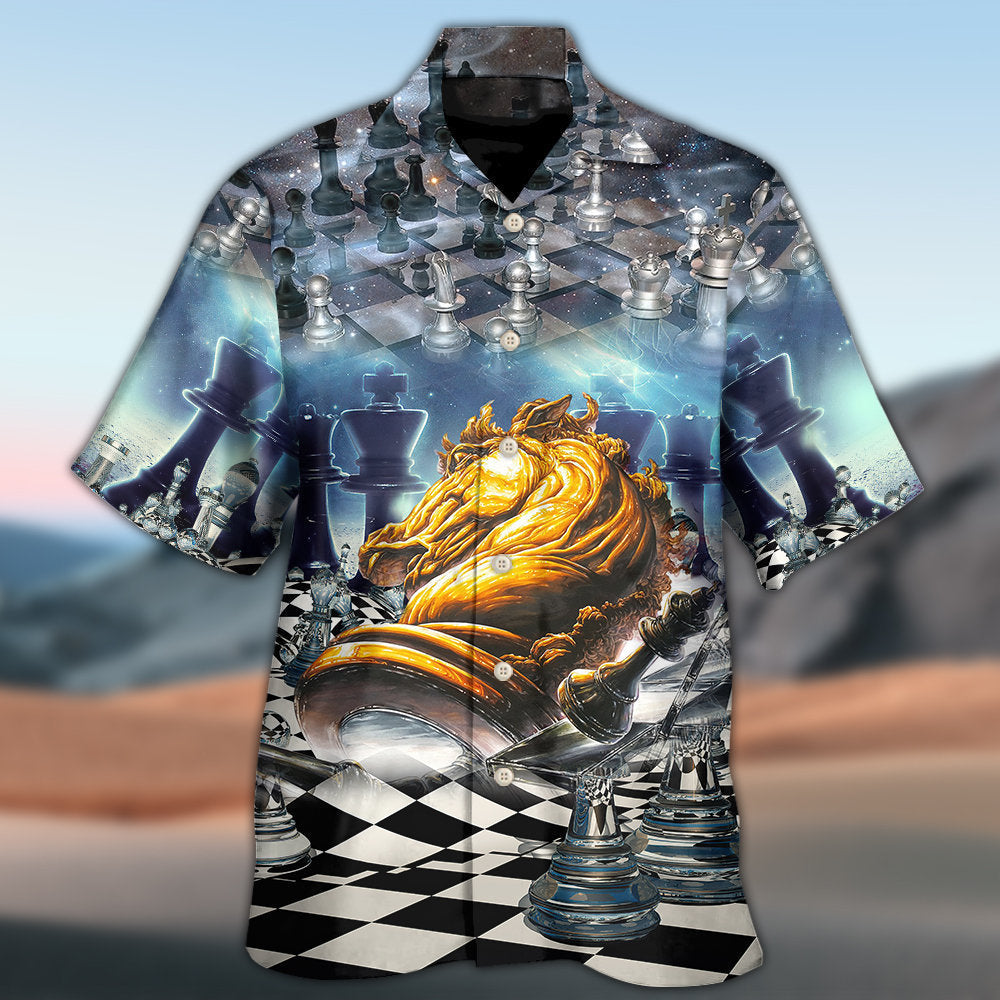 Chess Amazing Power Of The Knights - Hawaiian Shirt - Owls Matrix LTD