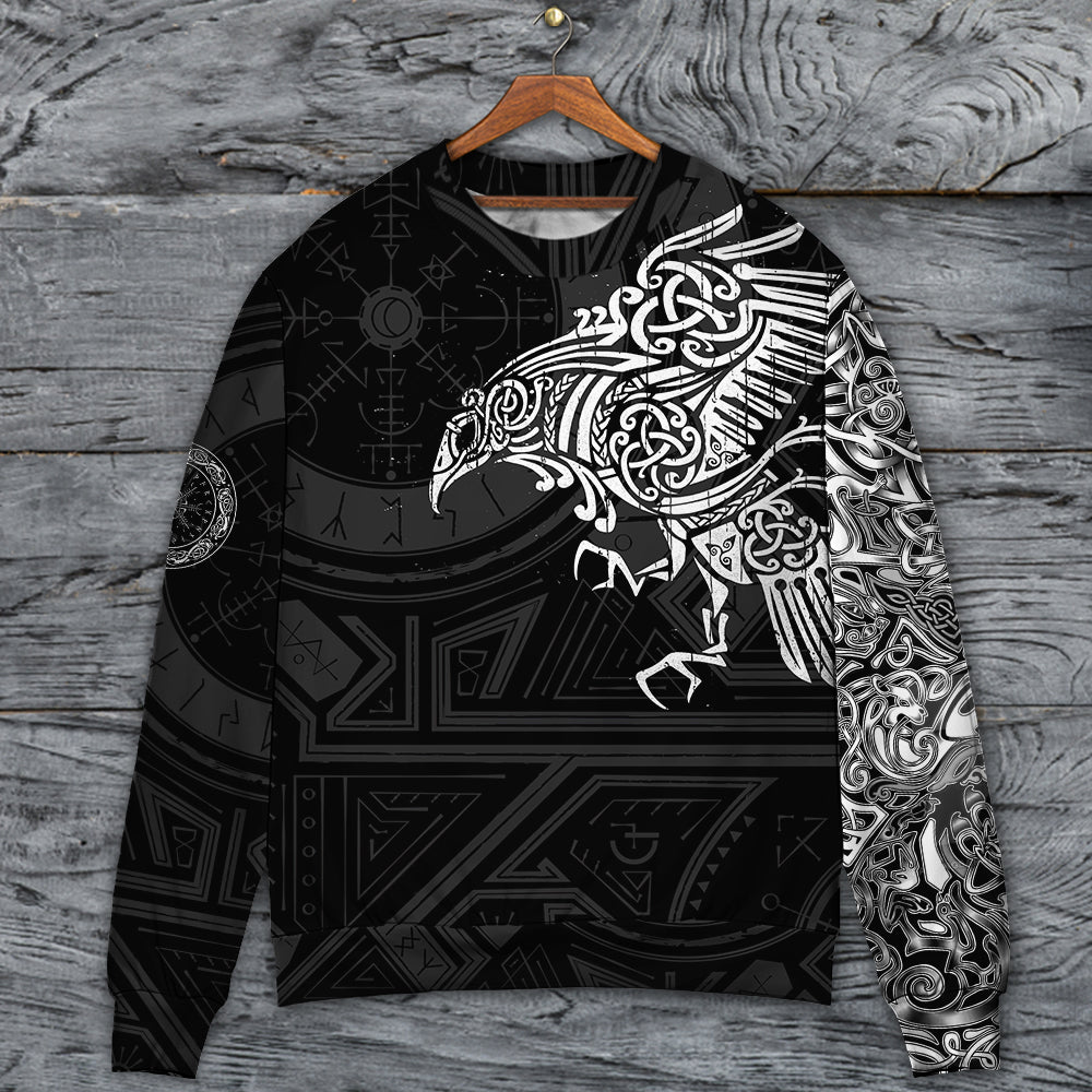 Viking Valhalla The Ravens - Sweater - Ugly Christmas Sweater - Owls Matrix LTD