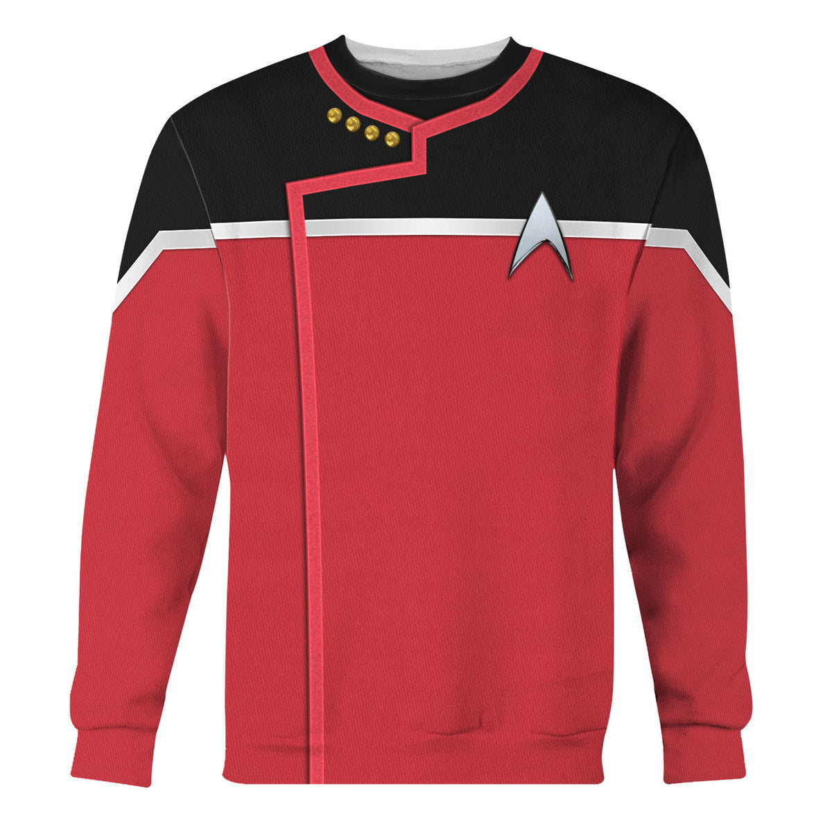 Star Trek Dress Uniform Command Division Cool - Sweater - Ugly Christmas Sweater