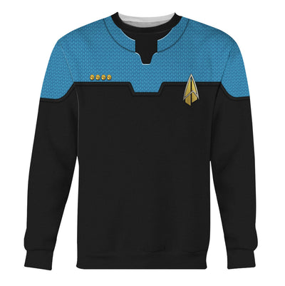 Star Trek Starfleet Sciences Uniform Cool - Sweater - Ugly Christmas Sweater