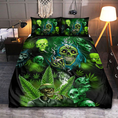 Skull So High Amazing Style - Bedding Cover - Owls Matrix LTD