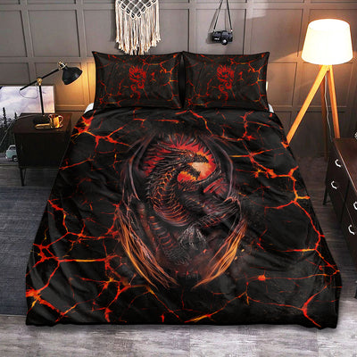 Dragon Lava Under World - Bedding Cover - Owls Matrix LTD