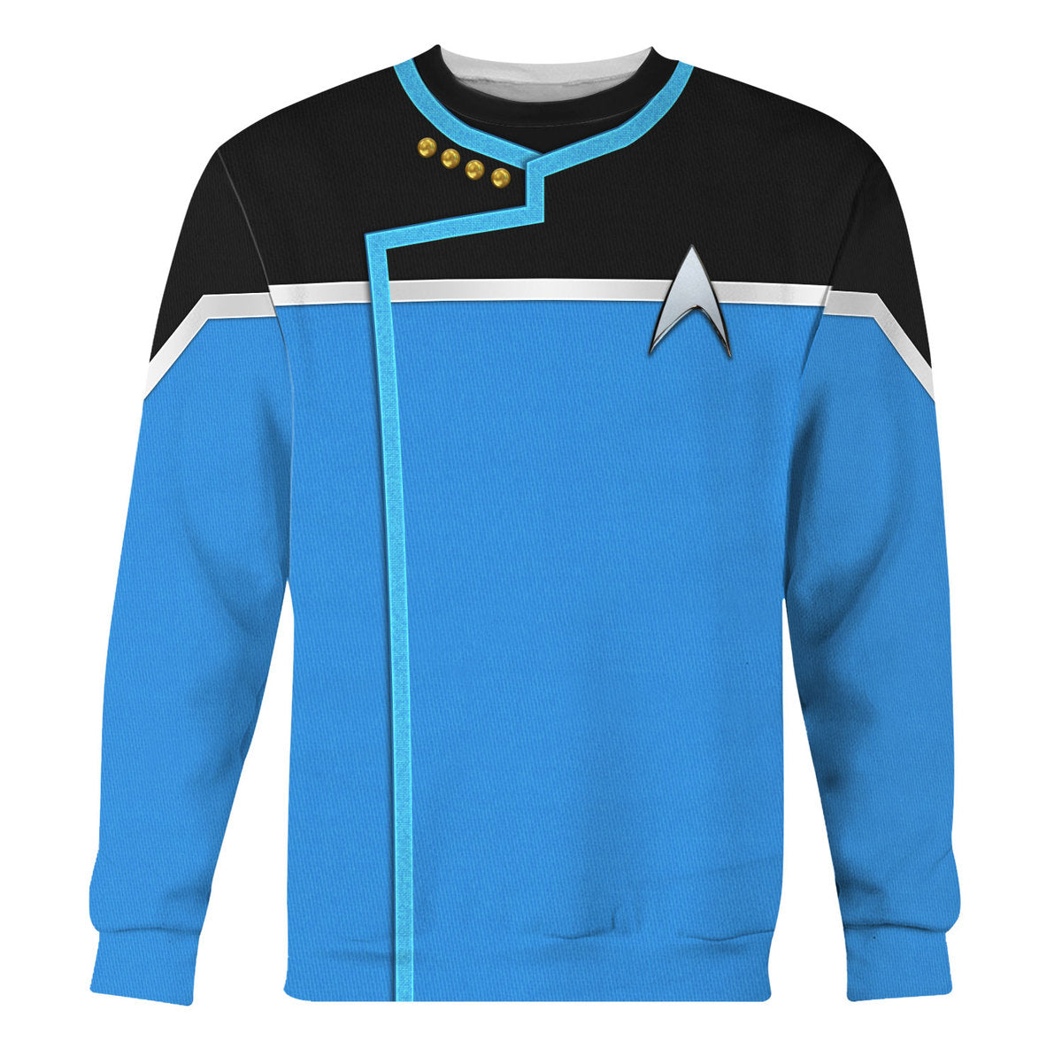 Star Trek Dress Uniform Science Division Cool - Sweater - Ugly Christmas Sweater