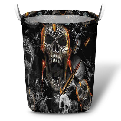 Skull Oh My Skull Cool - Laundry Basket - Owls Matrix LTD