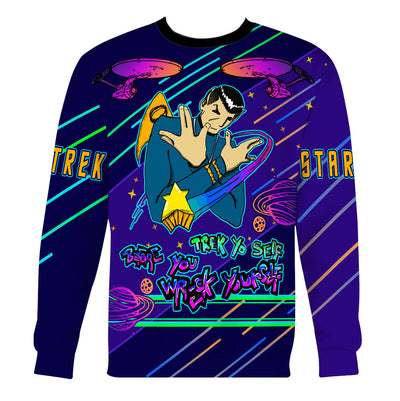 Star Trek Spock Cool and Funny Cool - Sweater - Ugly Christmas Sweater