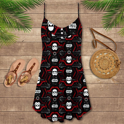 Starwars Stromtrooper Stop That Ship! Blast 'em! - V-neck Sleeveless Cami Dress