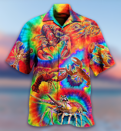 Shrimp Red Love Rainbow - Hawaiian Shirt - Owls Matrix LTD