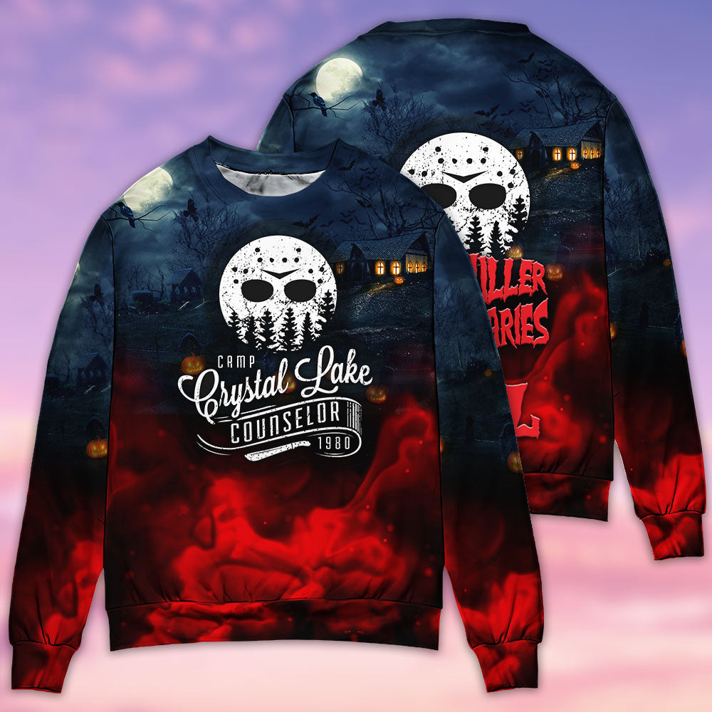 Halloween Horror Serial Killer Documentaries And Chill - Sweater - Ugly Christmas Sweaters - Owls Matrix LTD