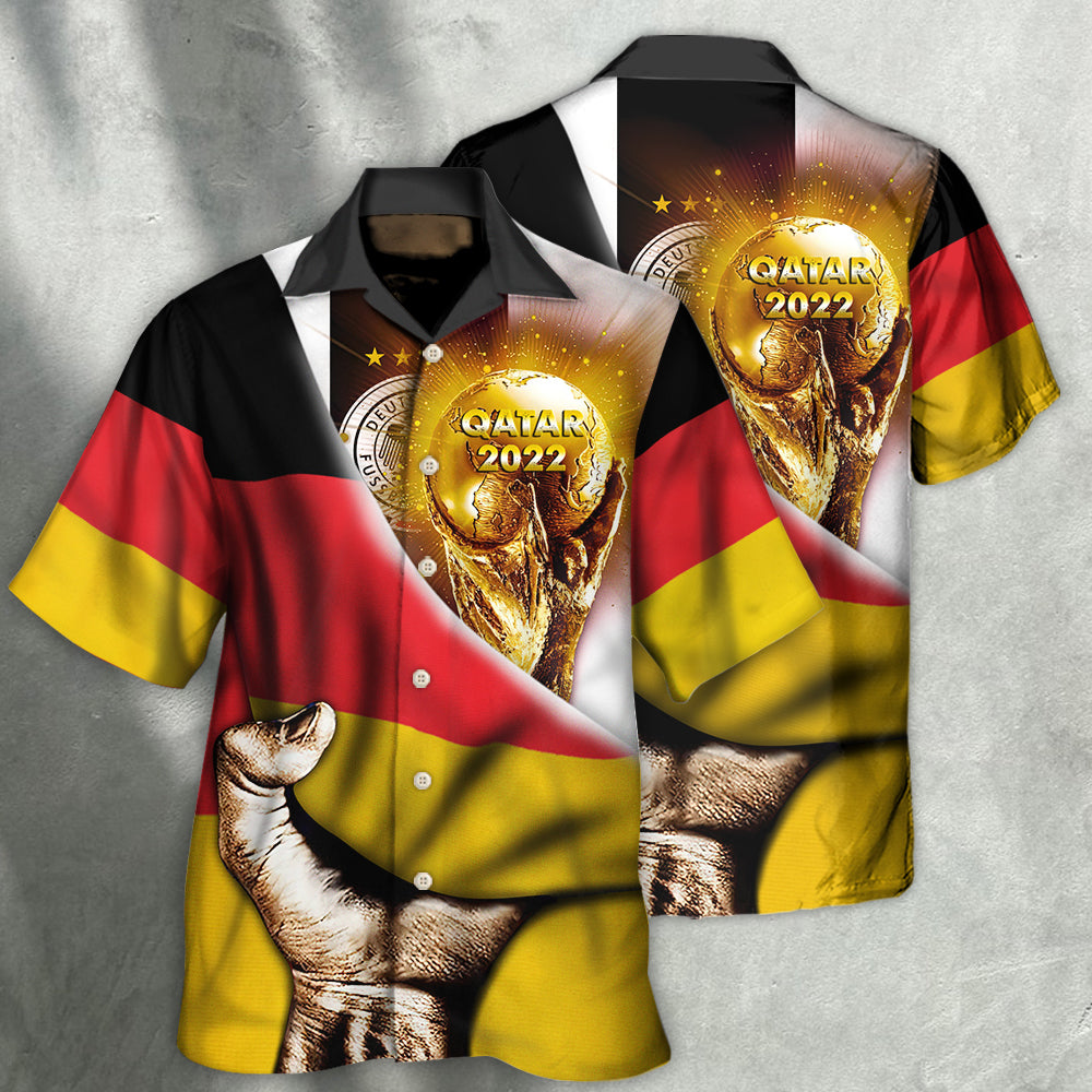 World Cup Qatar 2022 Germany Will Be The Champion Flag Vintage - Hawaiian Shirt - Owls Matrix LTD