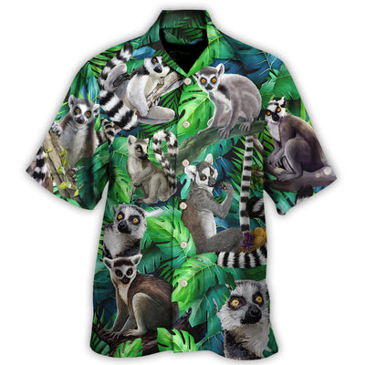 Lemur Madagascar In The Jungle - Hawaiian Shirt