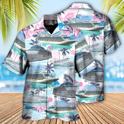 Cruising Beach Tropical Vibe - Hawaiian Shirt - Owls Matrix LTD