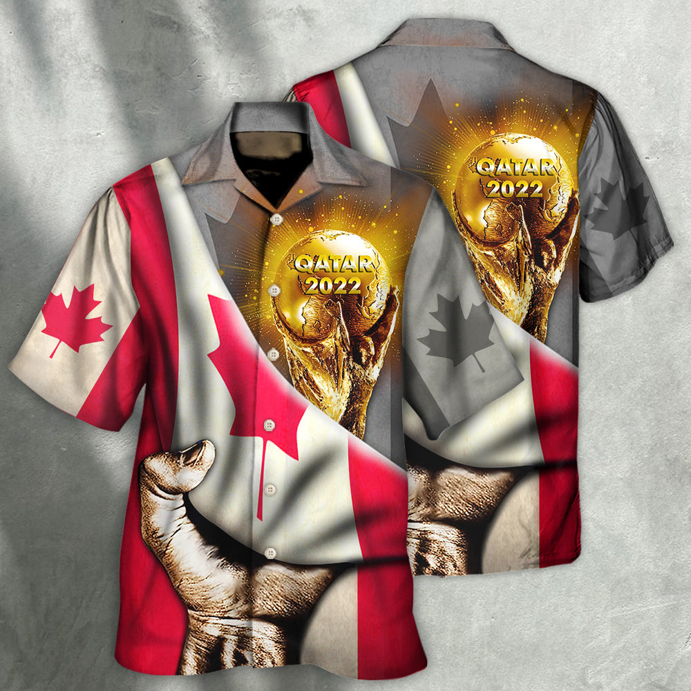 World Cup Qatar 2022 Canada Will Be The Champion - Hawaiian Shirt - Owls Matrix LTD