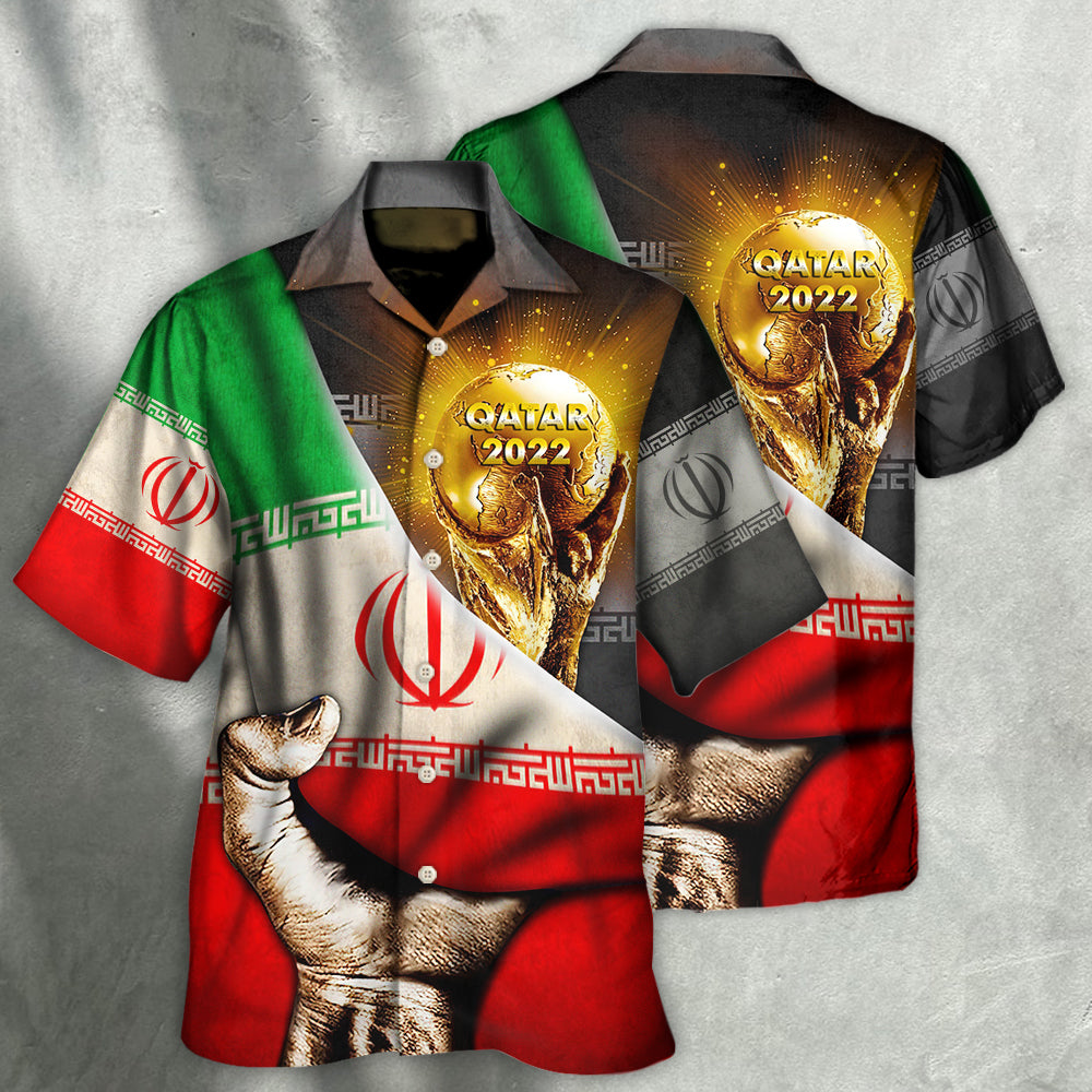 World Cup Qatar 2022 Iran Will Be The Champion - Hawaiian Shirt - Owls Matrix LTD