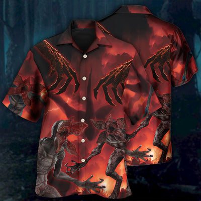 Demogorgon Scary Monster Universe - Hawaiian Shirt - Owls Matrix LTD