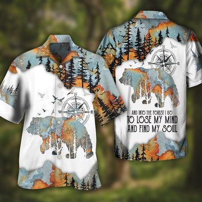 Camping And Into The Forest I Go To Lose My Mind - Hawaiian Shirt - Owls Matrix LTD