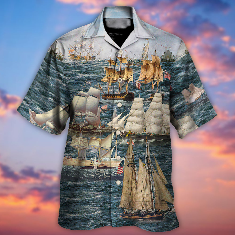 Sail Into The Ships Festival - Hawaiian Shirt - Owls Matrix LTD