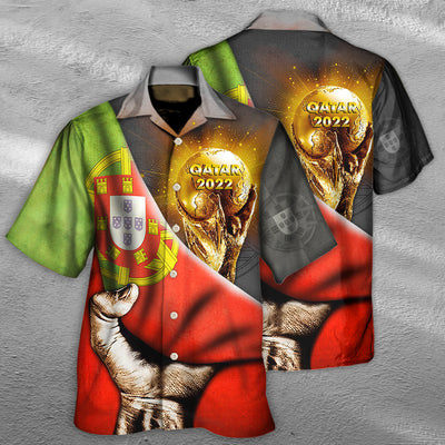 World Cup Qatar 2022 Portugal Will Be The Champion - Hawaiian Shirt - Owls Matrix LTD