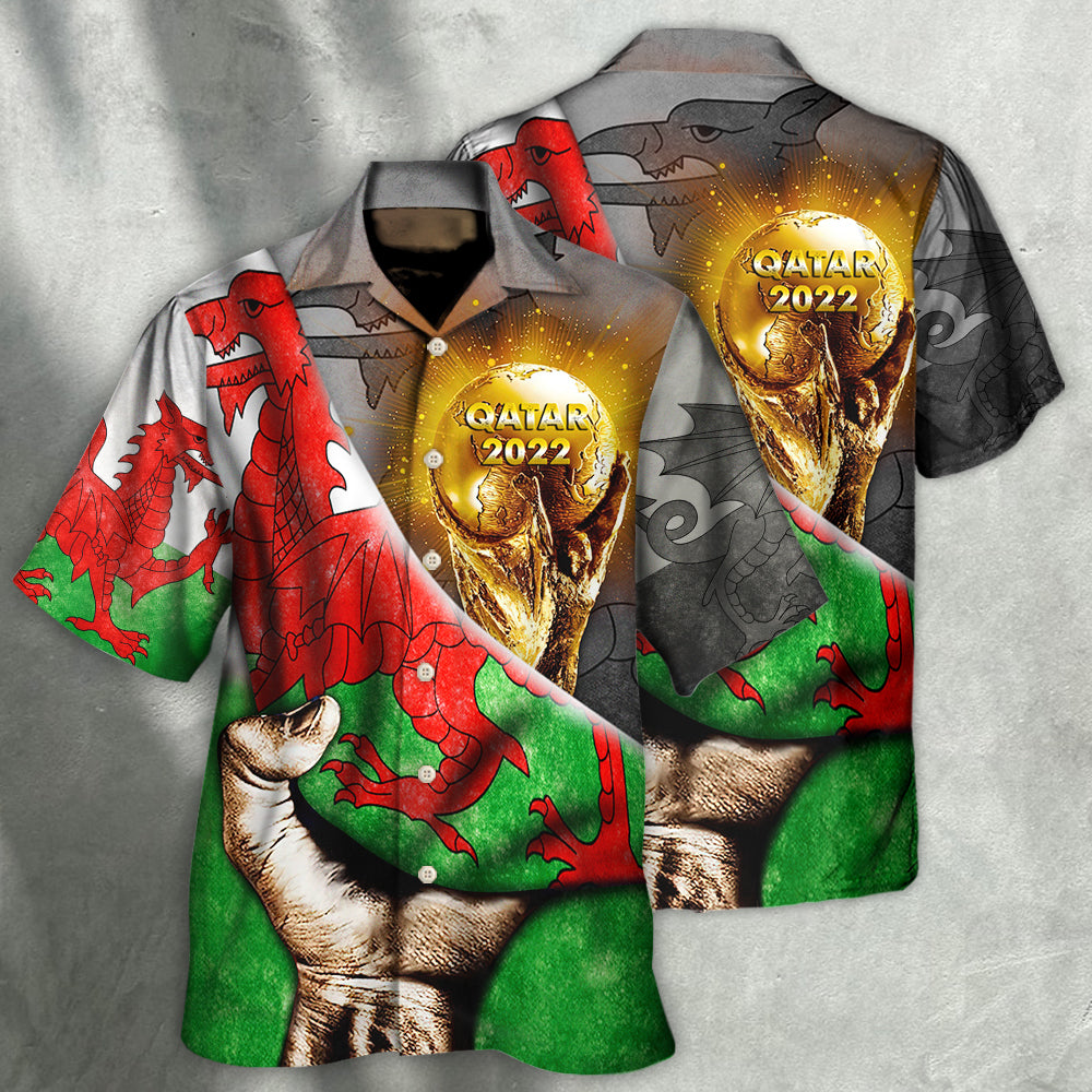 World Cup Qatar 2022 Wales Will Be The Champion - Hawaiian Shirt - Owls Matrix LTD