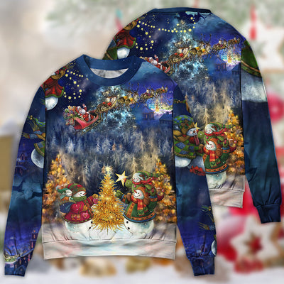 Christmas Family In Love - Sweater - Ugly Christmas Sweaters - Owls Matrix LTD