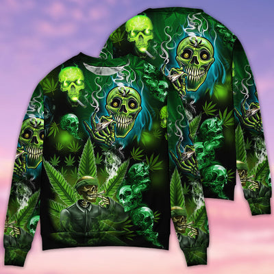 Skull So High Amazing Style - Sweater - Ugly Christmas Sweaters - Owls Matrix LTD