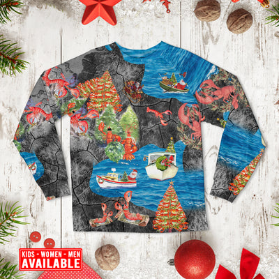Christmas You Are My Lobster - Pajamas Long Sleeve - Owls Matrix LTD