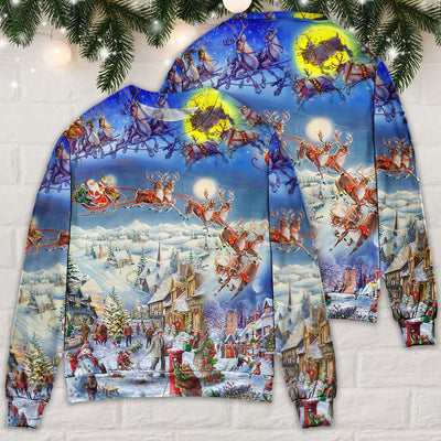 Christmas Be Santa Be Claus - Sweater - Ugly Christmas Sweaters - Owls Matrix LTD