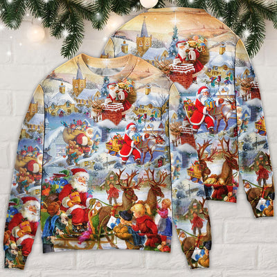 Christmas Have A Merry Holly Jolly Christmas - Sweater - Ugly Christmas Sweaters - Owls Matrix LTD