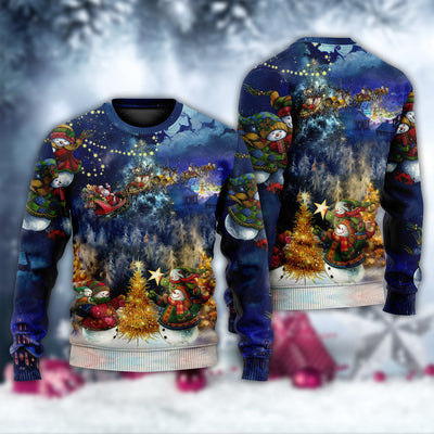 Christmas Family In Love - Sweater - Ugly Christmas Sweaters - Owls Matrix LTD