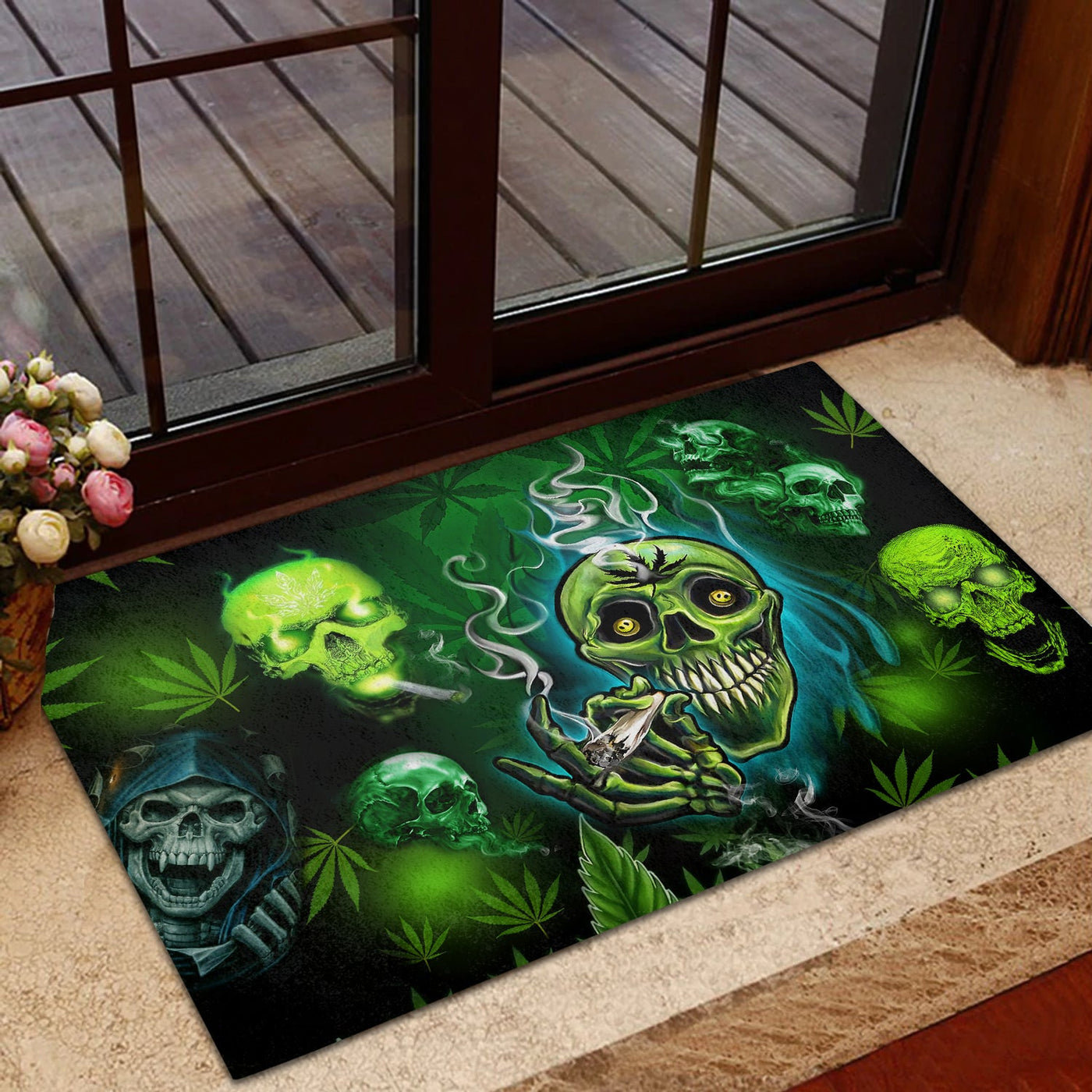Skull So High Amazing Style - Doormat - Owls Matrix LTD