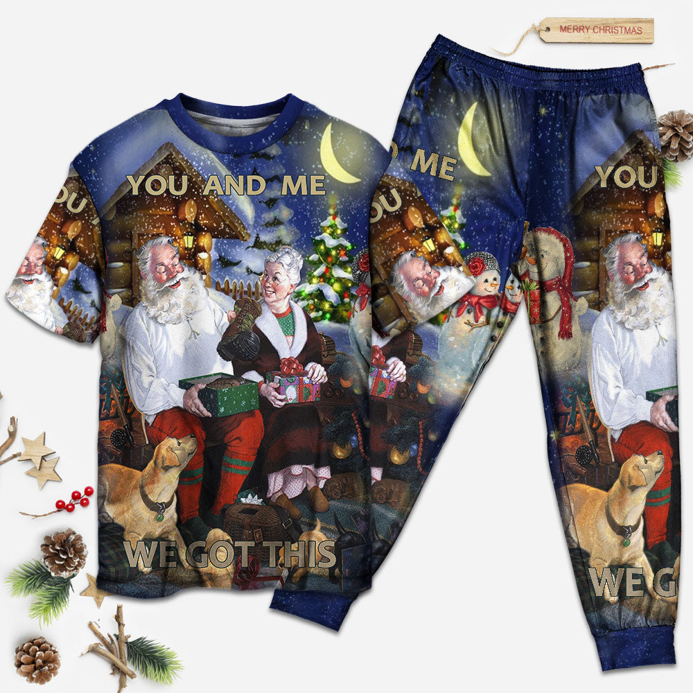 Christmas You And Me We Got This - Pajamas Short Sleeve - Owls Matrix LTD