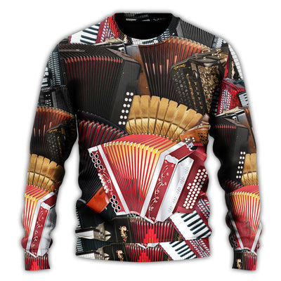 Christmas Sweater / S Accordion A Gentleman Is Someone Who Can Play The Accordion - Sweater - Ugly Christmas Sweaters - Owls Matrix LTD