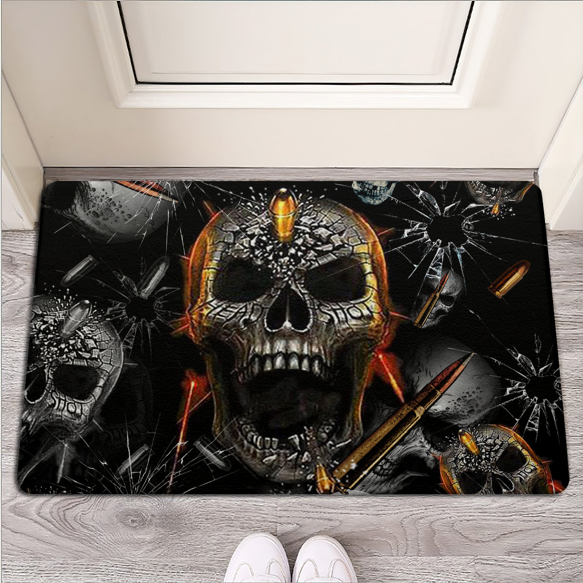 Skull Oh My Skull Cool - Doormat - Owls Matrix LTD