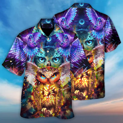 Owl I Need Is You - Hawaiian Shirt - Owls Matrix LTD
