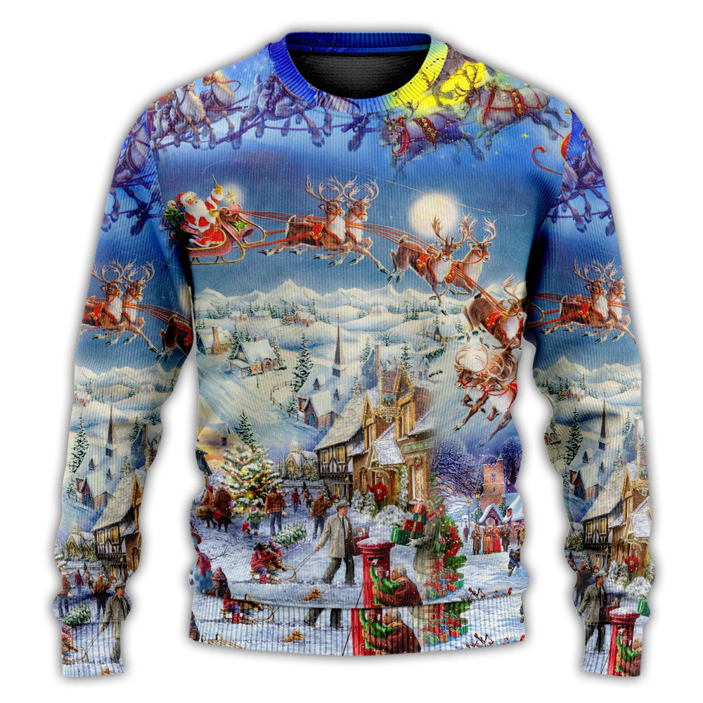 Christmas Sweater / S Christmas Be Santa Be Claus - Sweater - Ugly Christmas Sweaters - Owls Matrix LTD