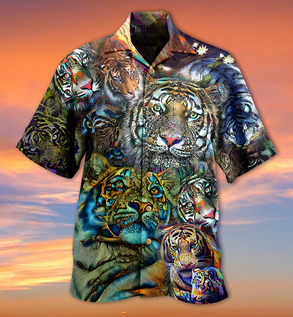 Tiger Lover Style - Hawaiian Shirt - Owls Matrix LTD