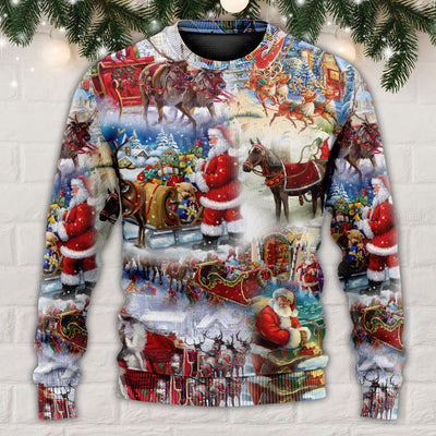 Christmas Believe In The Magic Of Christmas - Sweater - Ugly Christmas Sweaters - Owls Matrix LTD