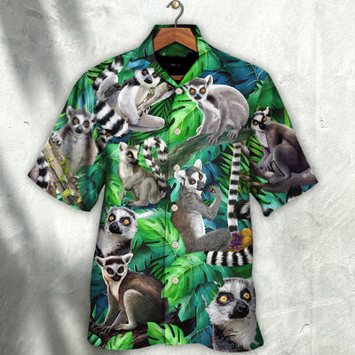 Lemur Madagascar In The Jungle - Hawaiian Shirt